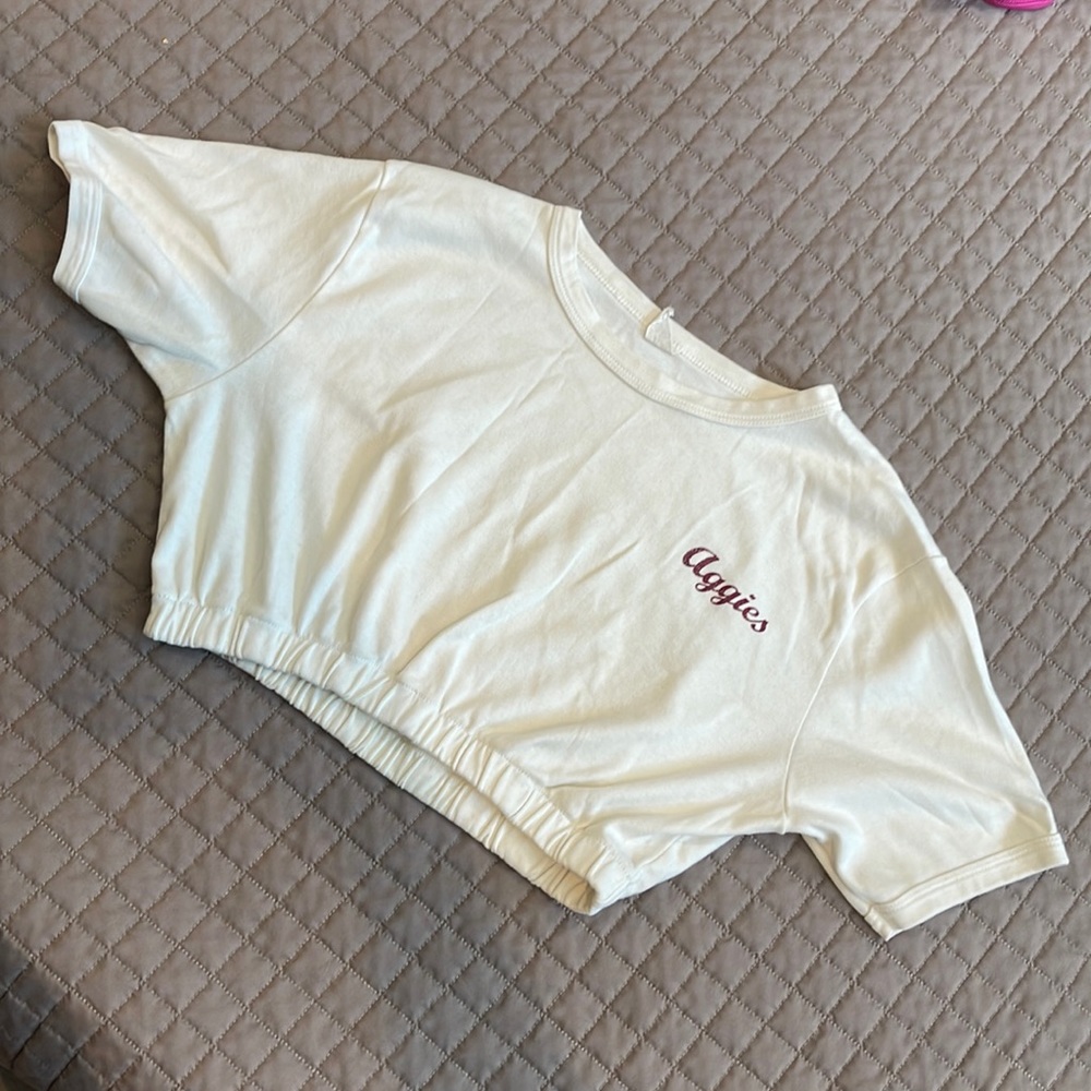 VERY vintage texas Aggies crop top! Awesome condition!